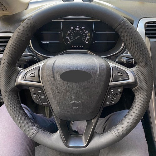Perforated leather steering - perforated,