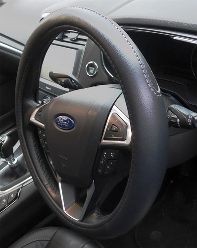 Black steering wheel cover - steering,