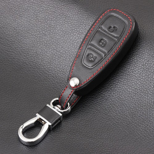 Leather car key fob case - pu,